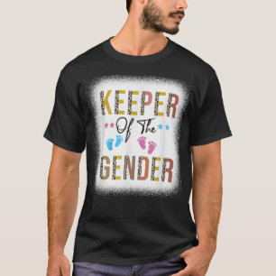 Bewaarder van de geslacht baby shower geslacht ont t-shirt
