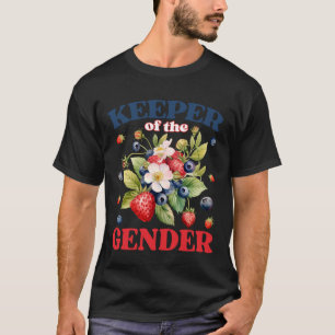 Bewaarder van de geslachtsonthulling baby bes zoet t-shirt