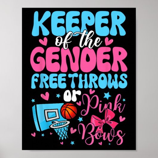 Bewaarder van de geslachtsopenbaring vrije worpen poster (Voorkant)