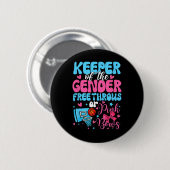Bewaarder van de geslachtsopenbaring vrije worpen ronde button 5,7 cm (Voorkant /achterkant)