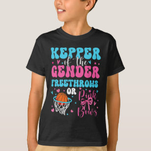 Bewaarder van de geslachtsvrije worpen of roze str t-shirt