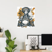 Bewaarder van de Heilige Trom Poster (Thuiskantoor)
