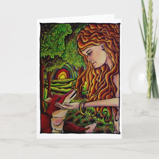 bewaarder van de voskaart kaart (Voorkant)