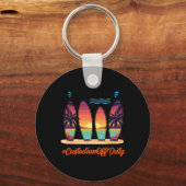 Bewaarder van dienst zomertijd einde schooljaar sleutelhanger (Voorkant)