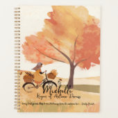 Bewaarder van herfstdromen, romantische poëtische planner (Voorkant)