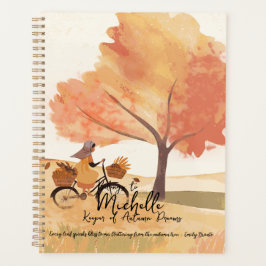 Bewaarder van herfstdromen, romantische poëtische planner