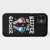 Bewaarder van het geslacht onthulling feest jongen Case-Mate iPhone case (Achterkant (horizontaal))