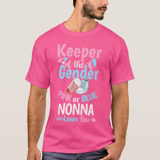 Bewaarder van het geslacht Roze of Blauwe Nonna ho T-shirt