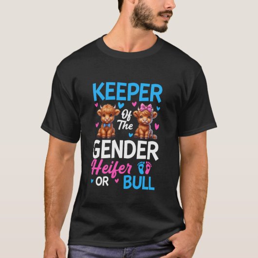Bewaarder van het geslacht van de vaars of stierba t-shirt (Voorkant)