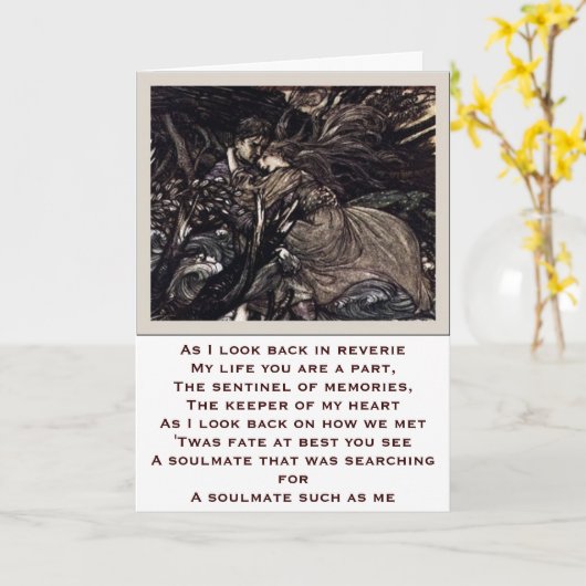 Bewaarder van mijn hart kaart (Gele Bloem)