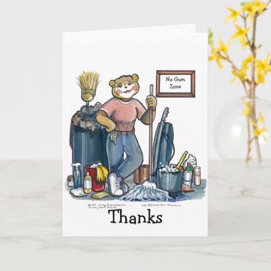 bewaarder-Wenskaart Kaart (Gele Bloem)