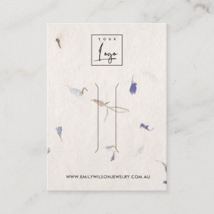 BEWAARKAART VOOR PETALE HANDMADE PAPIER HAIR CLIP- VISITEKAARTJE