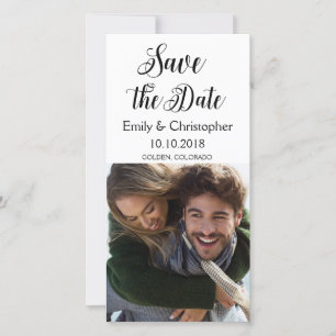 Bewaart het hand Van letters voorzien Huwelijk van Save The Date