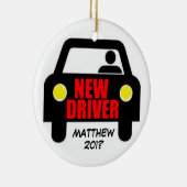 Bewaartermijn nieuw rijbewijs keramisch ornament (Rechts)