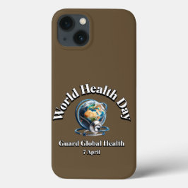Bewaken van de wereldwijde gezondheid. Wereldgezon Case-Mate iPhone Case