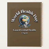 Bewaken van de wereldwijde gezondheid. Wereldgezon Planner (Achterkant)