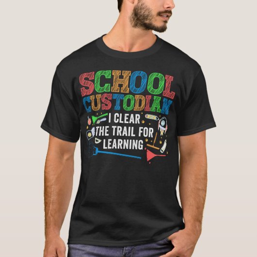 Bewakende Bewakersschool Ik ontruim de T-shirt (Voorkant)