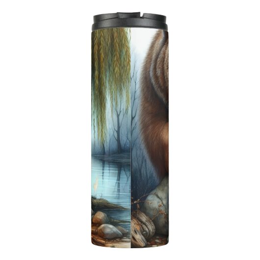 Bewaker Beer, Resolute Vrouw, Wilde Geest. Thermosbeker (Achterkant)