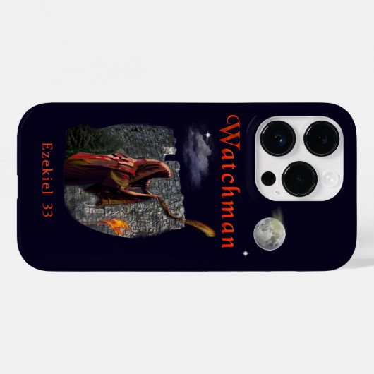 bewaker Case-Mate iPhone case (Achterkant (horizontaal))