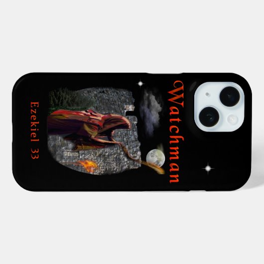 bewaker Case-Mate iPhone case (Achterkant (horizontaal))
