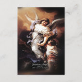 Bewaker Engel met Gebed Informatiekaartje (Voorkant)