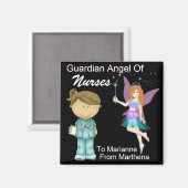Bewaker Engel van Artsen en Verpleegkundigen door  Magneet (Voorkant / Achterkant)