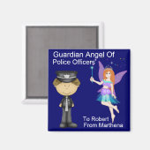 Bewaker Engel van Politieagenten door SRF Magneet (Voorkant / Achterkant)