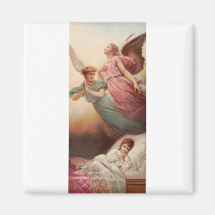 Bewaker engelen met kind magneet