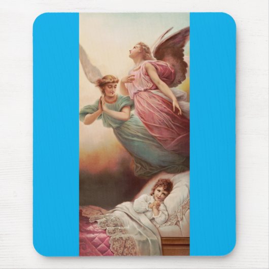 Bewaker engelen met kind muismat (Voorkant)