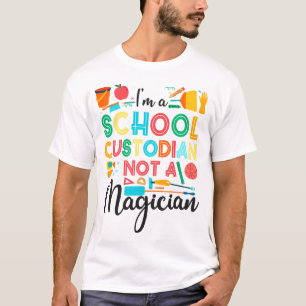 Bewaker Ik ben een school bewaarder, geen T-shirt