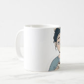 bewaker. koffiemok (Voorkant links)