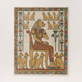 Bewaker van Bubastis: Godin Bastet en Katten Legpuzzel
