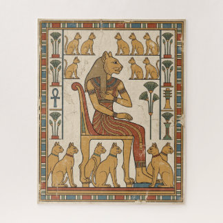 Bewaker van Bubastis: Godin Bastet en Katten Legpuzzel