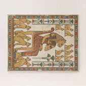Bewaker van Bubastis: Godin Bastet en Katten Legpuzzel (Horizontaal)