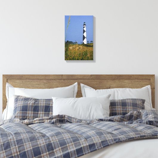 Bewaker van Cape Lookout Canvas Afdruk (Insitu (Slaapkamer))