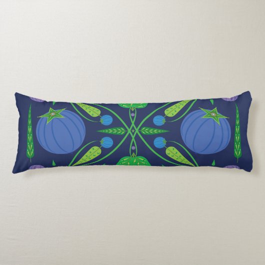 Bewaker van de Blauwbessenboog Pillow Lichaamskussen (Voorkant)
