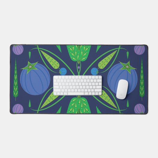 Bewaker van de Blueberries Desk Mat (Keyboard & Muis)
