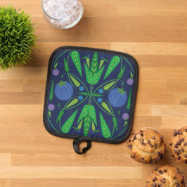Bewaker van de Blueberries Pot Holder Pannenlap
