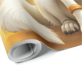 Bewaker van de Dageraad – De Witgevleugelde Wolf. Cadeaupapier (Rol Hoek)