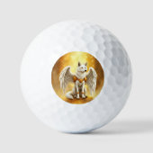 Bewaker van de Dageraad – De Witgevleugelde Wolf.  Golfballen (Voorkant)