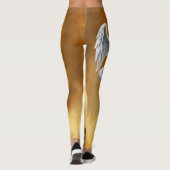 Bewaker van de Dageraad – De Witgevleugelde Wolf. Leggings (Achterkant)