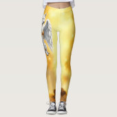 Bewaker van de Dageraad – De Witgevleugelde Wolf. Leggings (Voorkant)