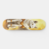 Bewaker van de Dageraad – De Witgevleugelde Wolf.  Persoonlijk Skateboard (Horizontaal)