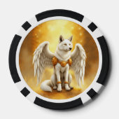 Bewaker van de Dageraad – De Witgevleugelde Wolf. Poker Chips (Achterkant)