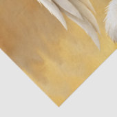 Bewaker van de Dageraad – De Witgevleugelde Wolf. Tissuepapier (Detail)