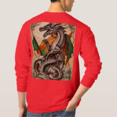 Bewaker van de Emerald Flame T-shirt (Achterkant)