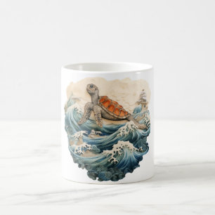 Bewaker van de golven: de majestueuze Zee schildpa Koffiemok