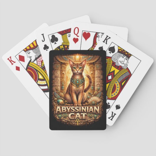 Bewaker van de Gouden Nijl Pokerkaarten (Achterkant)