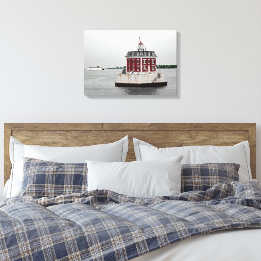 Bewaker van de haven canvas afdruk (Insitu (Slaapkamer))