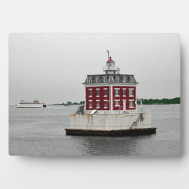 Bewaker van de haven fotoplaat